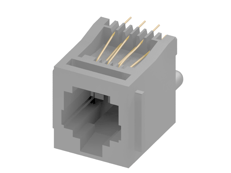 7625 Telephone Jack (PCB Mount)